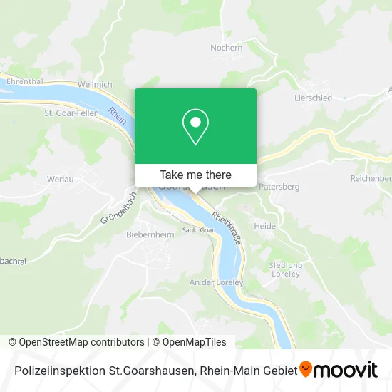 Карта Polizeiinspektion St.Goarshausen