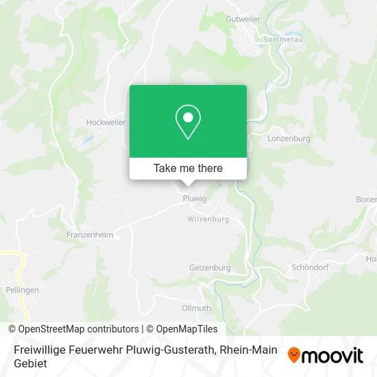 Карта Freiwillige Feuerwehr Pluwig-Gusterath