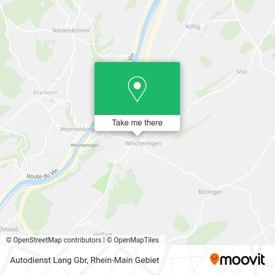 Карта Autodienst Lang Gbr