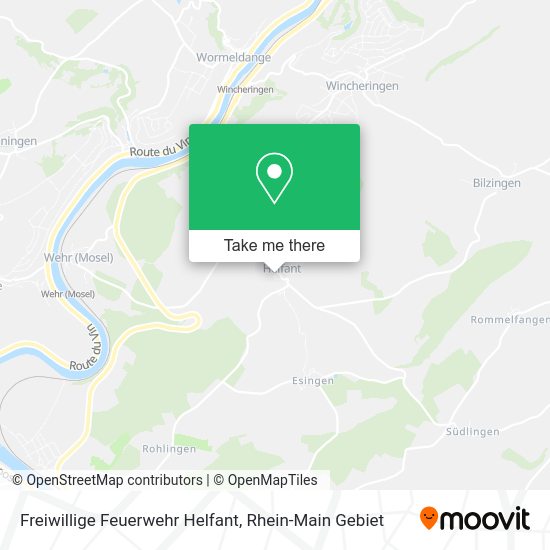 Карта Freiwillige Feuerwehr Helfant