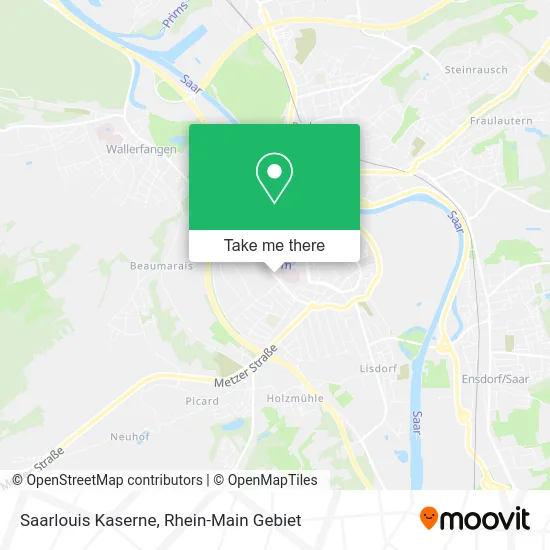 Карта Saarlouis Kaserne