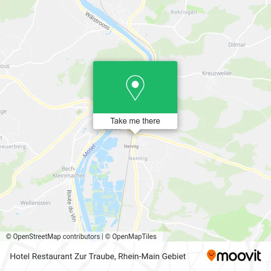 Карта Hotel Restaurant Zur Traube