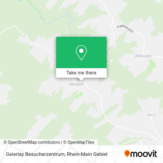Карта Geierlay Besucherzentrum