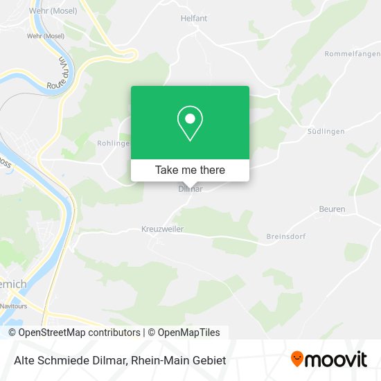 Карта Alte Schmiede Dilmar