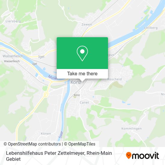 Карта Lebenshilfehaus Peter Zettelmeyer