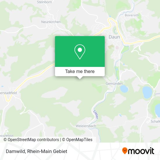 Карта Damwild