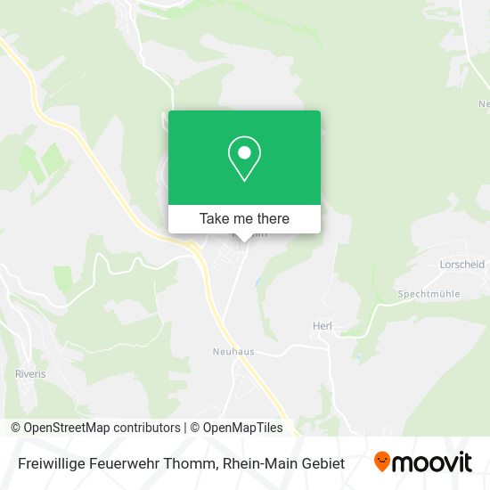 Карта Freiwillige Feuerwehr Thomm