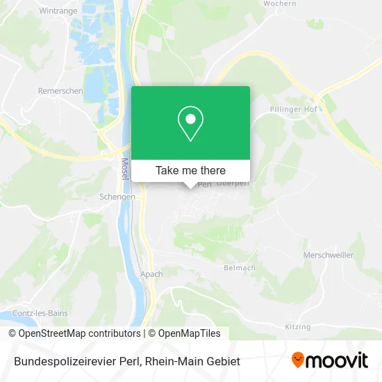 Карта Bundespolizeirevier Perl