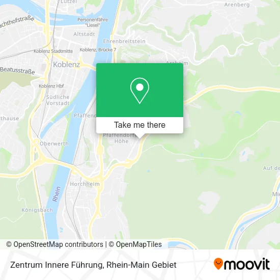 Карта Zentrum Innere Führung
