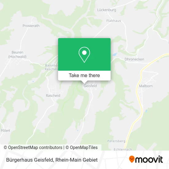 Карта Bürgerhaus Geisfeld