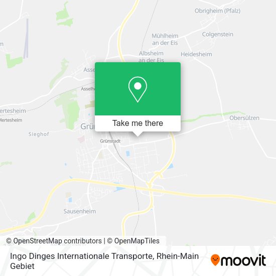 Карта Ingo Dinges Internationale Transporte