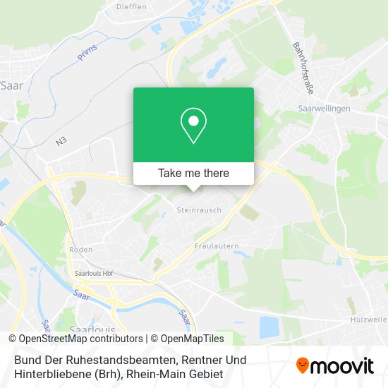 Карта Bund Der Ruhestandsbeamten, Rentner Und Hinterbliebene (Brh)
