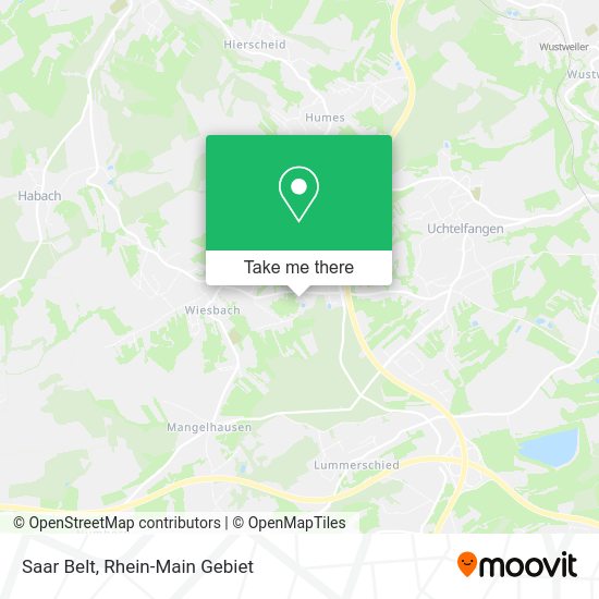 Карта Saar Belt