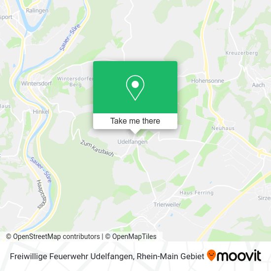 Карта Freiwillige Feuerwehr Udelfangen