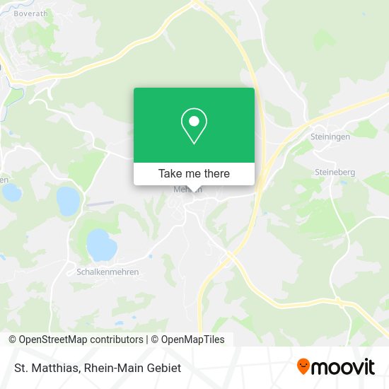 St. Matthias map