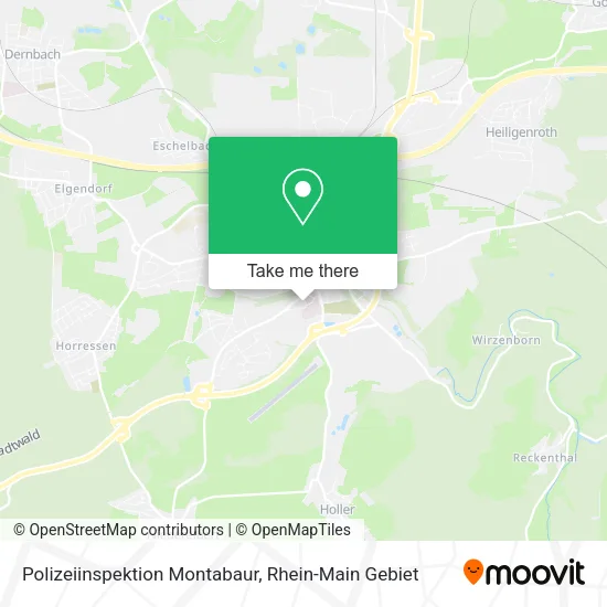 Карта Polizeiinspektion Montabaur