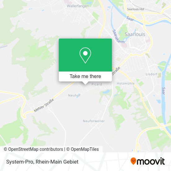 System-Pro map