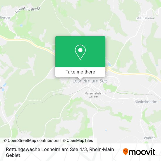 Карта Rettungswache Losheim am See 4 / 3