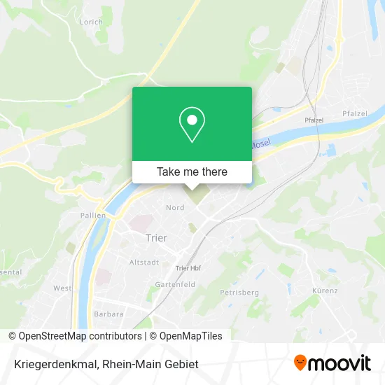 Карта Kriegerdenkmal