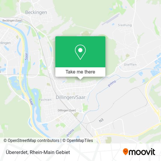 Карта Übererdet