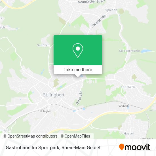 Карта Gastrohaus Im Sportpark