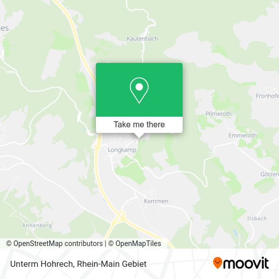 Карта Unterm Hohrech