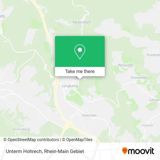 Карта Unterm Hohrech
