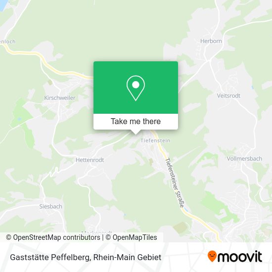 Карта Gaststätte Peffelberg