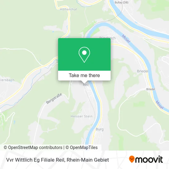 Карта Vvr Wittlich Eg Filiale Reil