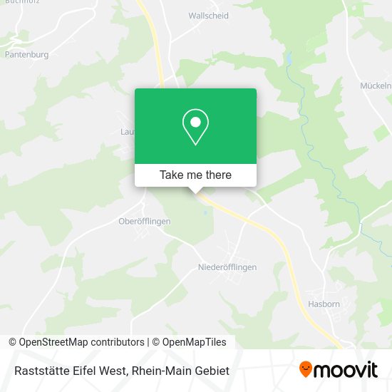 Карта Raststätte Eifel West