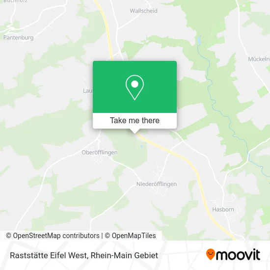 Карта Raststätte Eifel West