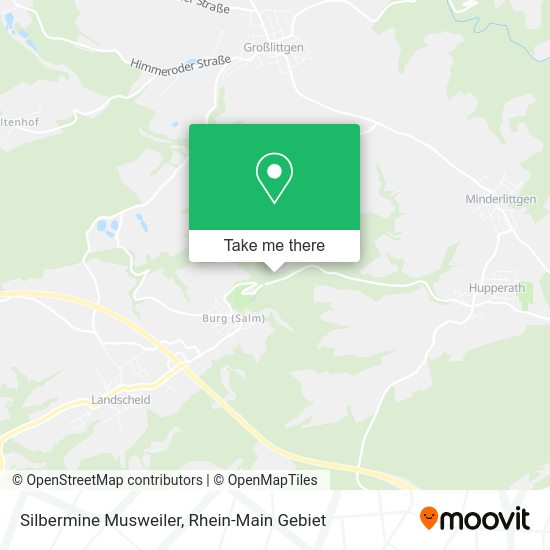 Карта Silbermine Musweiler