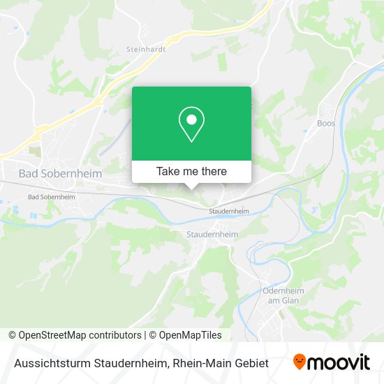 Карта Aussichtsturm Staudernheim