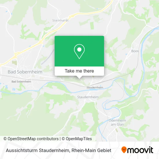Карта Aussichtsturm Staudernheim