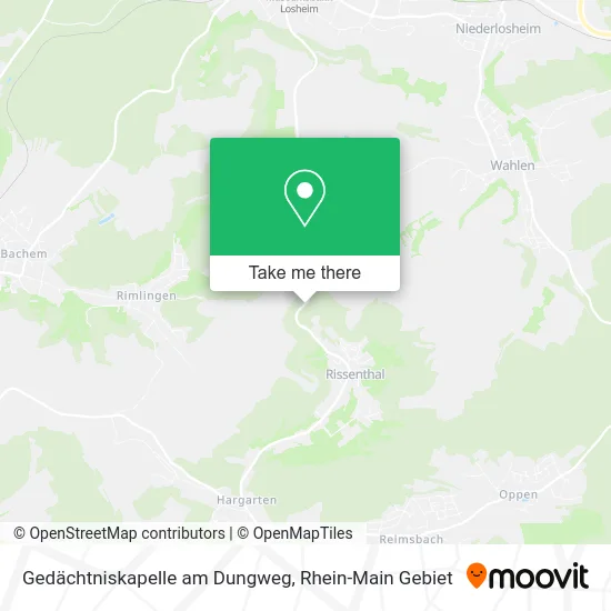 Карта Gedächtniskapelle am Dungweg