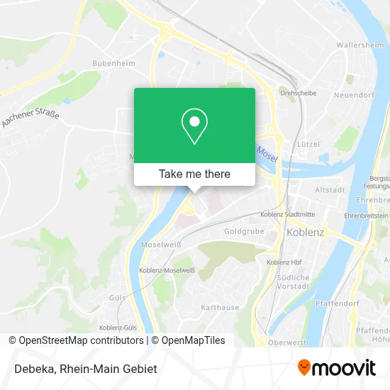 Debeka map
