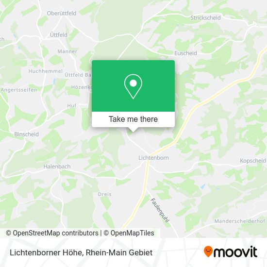 Карта Lichtenborner Höhe