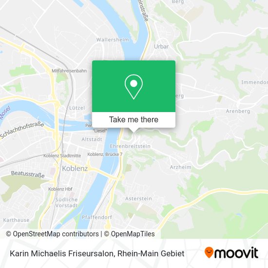 Карта Karin Michaelis Friseursalon