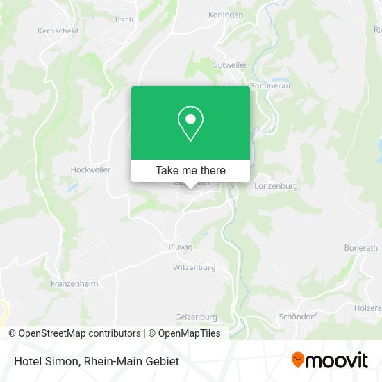 Карта Hotel Simon