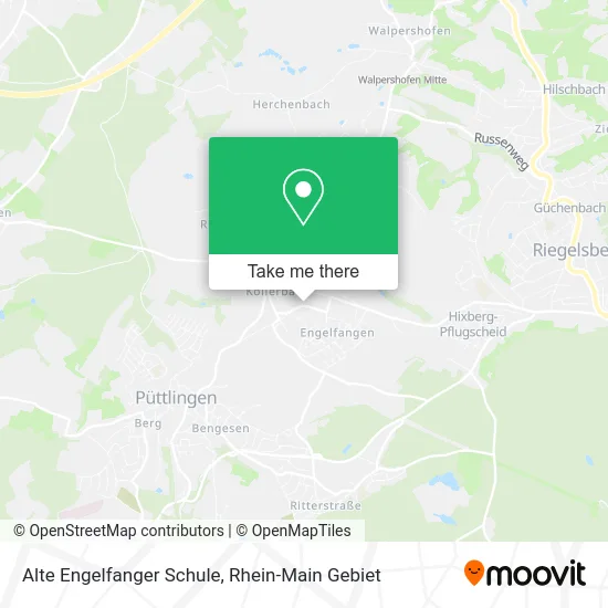 Карта Alte Engelfanger Schule