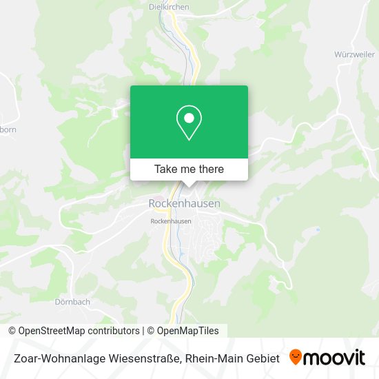 Карта Zoar-Wohnanlage Wiesenstraße