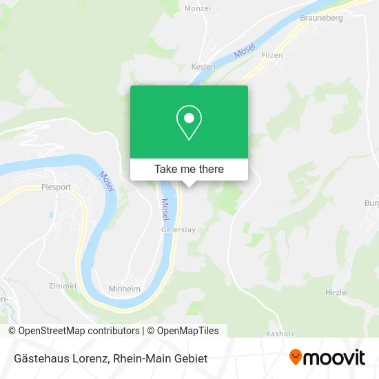 Карта Gästehaus Lorenz