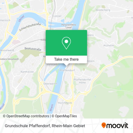 Карта Grundschule Pfaffendorf