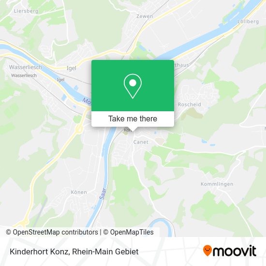 Карта Kinderhort Konz