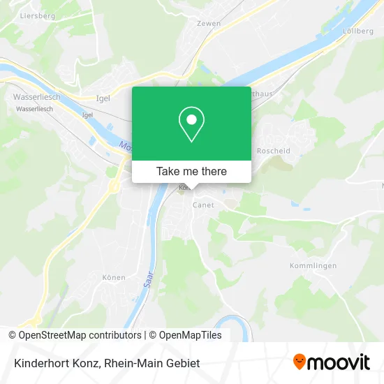 Карта Kinderhort Konz