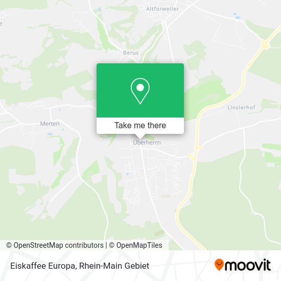 Карта Eiskaffee Europa