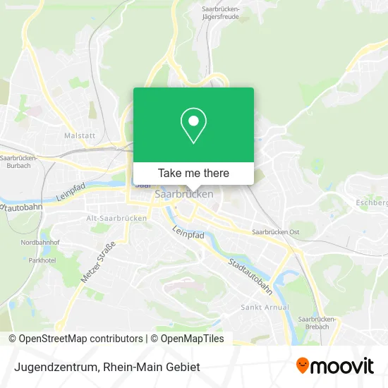 Карта Jugendzentrum