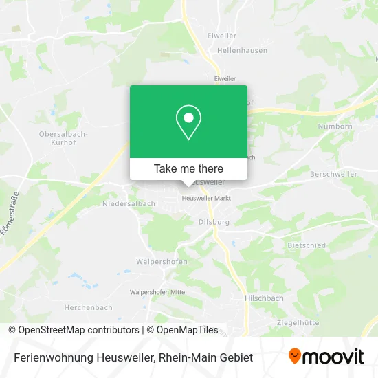 Карта Ferienwohnung Heusweiler