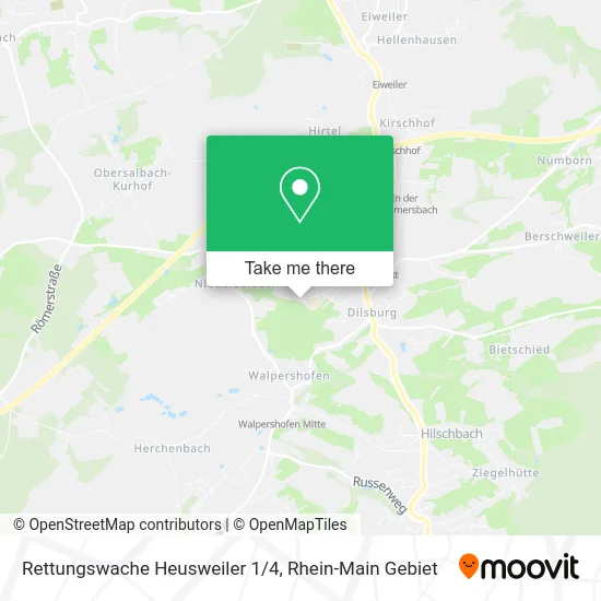Карта Rettungswache Heusweiler 1/4