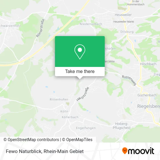 Fewo Naturblick map